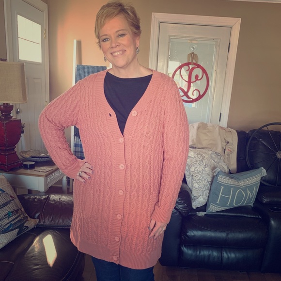 Long Cable Sweater - Picture 1 of 3